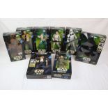 Star Wars - Eight boxed Kenner Star Wars Action Collection figures to include Greedo, Sandtrooper,