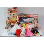 Three boxed Pedigree Sindy doll accessories to include Armchair, Settee and Bed & Bedclothes (