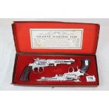Boxed Crescent Matching Pair Texan Pistols