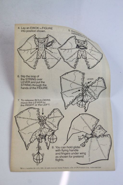 Star Wars - Boxed Kenner Ewok Combat Glider accessory, complete with instructions and vg - Image 3 of 5