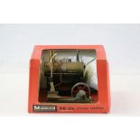 Boxed Mamod SE 2a Steam Engine, no box window, some play wear