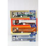 Four boxed 1:50 ltd edn Corgi diecast haulage models to include CC12808 Toulson, CC12104 The