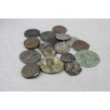 Small collection of Antique coins, mainly Roman & Greek to include Silver