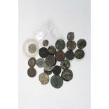 Mix of antique Roman, Greek & other coins