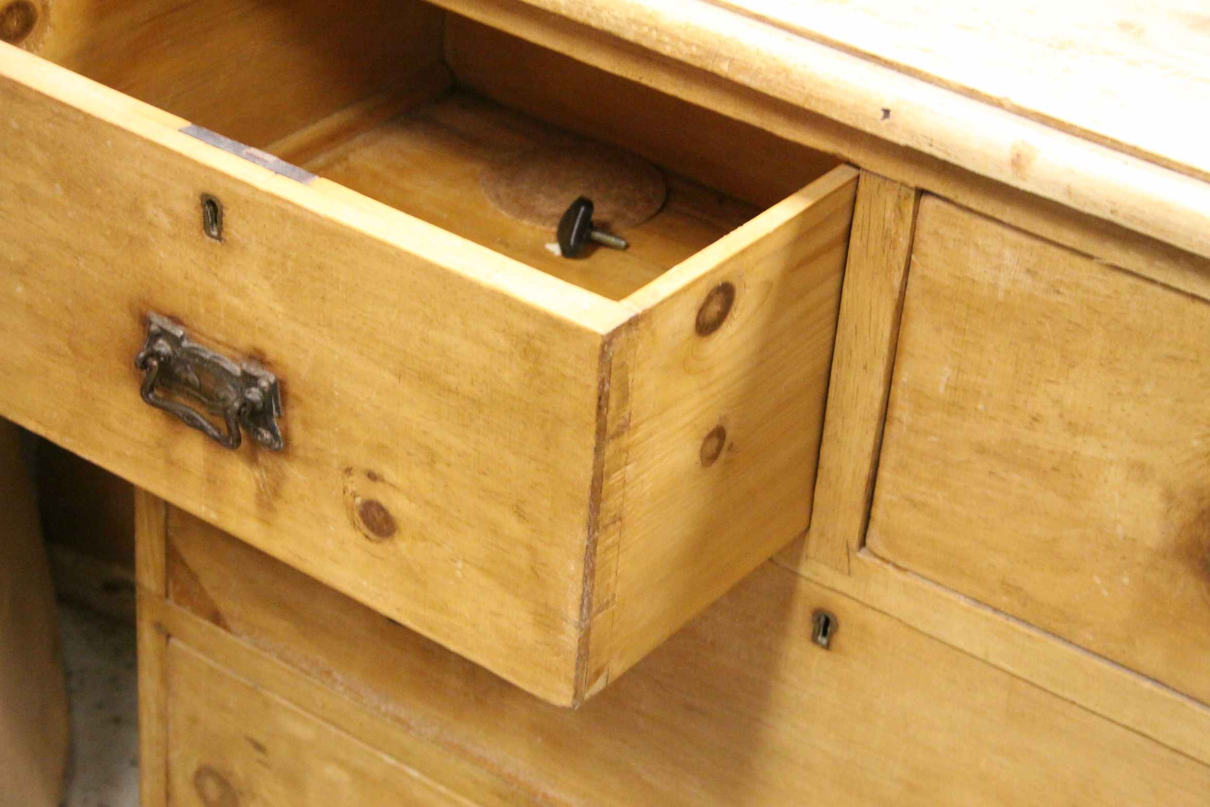 19th century Pine Chest of Drawers, 82cms wide - Image 4 of 4