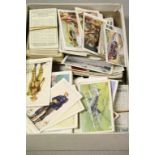 Collection of vintage Cigarette cards etc to include "British Automatic Company" Weight cards