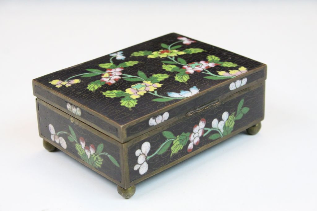 20th Century Cloisonné cigarette box