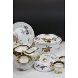 Box of mixed ceramic table ware to include Paragon cups and saucers, Worcester etc