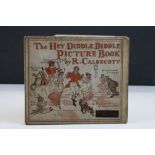 Victorian Book - ' The Hey Diddle Diddle Picture Book ' by R Caldecott published by Frederick