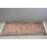 Indian Silk Kashmir Rug, 162cms x 91cms