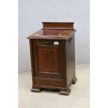 Edwardian Mahogany and Crossbanded Pardonium, 39cms wide