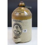 Vintage "Lion Brewery Chippenham Pure Beer" stoneware jug, approx 34cm tall