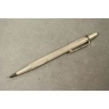 London 1915 silver yard o' lead propelling pencil, Johnson Mathey & Son