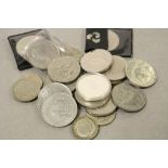 Small collection of vintage Coins to include a Silver proof Canadian Dollar 1977, cupro Nickel