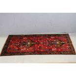 Antique Hand Knotted Wool Baluchi Rug 147 x 86cm