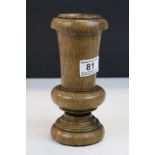 18th century Style Turned Treen Spill Vase