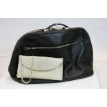 Black textured Gill Sanders zipped bag together with an L K Bennett clutch bag