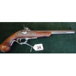 Antique style pistol, marked Paris est 20-30