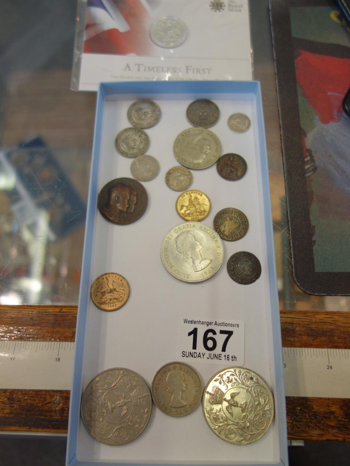 Selection of assorted collectable coins,