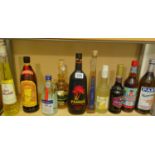 10 un-opened bottles of spirits or liquors, various sizes,