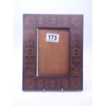 Tonbridge ware 19 th century photo frame, 8.5" tall 6.5" wide