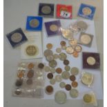 Amount of Crowns inclduing Churchill and collectors Crowns, other assorted coins, inclduing