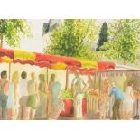 Andrew WATTS (British b.1947) French Market Charente, Gicleé print, Titled and signed on certificate