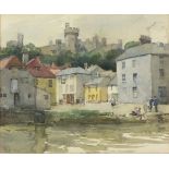 A Maud RANDALL (British fl 1904-1940) Arundel Castle from the River, Watercolour, Signed and dated