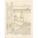 Bryan PEARCE (British 1929-2007) St Ives Harbour, Etching, Artists proof, Signed and dated '90 in