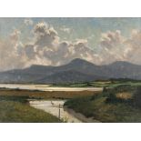 Norman WILKINSON (British 1878-1971) Lonely Vigil, Oil on canvas, Signed lower left, 17.75" x 23.