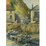 Marjory WHEELER (British 20th Century) Mevagissey - Cornwall, Watercolour, Indistinctly signed lower