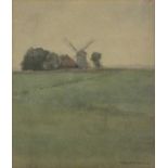 J PESCOD-MALCOLM (British fl 1900-1933) Windmill, Watercolour, Signed lower right, 10" x 8" (25cm