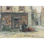 Sidney Dennant MOSS (British 1884-1946) Keynack Stores, Watercolour, Signed and dated 1920 lower