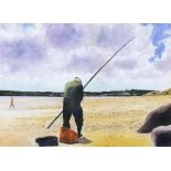 Andrew WATTS (British b. 1947) The Old Fisherman, Long Rock Penzance, Gicleé print, Titled and