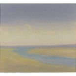 John MILLER (British 1931-2002) Estuary - 6am May 12th, Gouache, Signed to mount lower right,