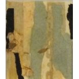 Jean HAYLETT (British 1924-2018) Replacement Quartet 1, Mixed media, Titled verso, 4.25" x 3.5" (