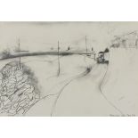 Julian DYSON (British 1936-2003) Ruan High Lanes, Drawing in pencil, Signed, inscribed and dated 1.