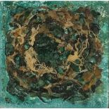 Jean HAYLETT (British 1924-2018) Sea Scene, Mixed media including seaweed, Artists details verso,