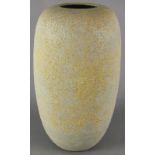 Chris CARTER (British b. 1945) Large studio pottery vase, of cylindrical form with bubble glaze