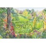 Julia PASCOE (British b. 1967) Glendurgan Gardens, Watercolour, Signed lower right, titled and