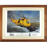 Seimon PUGH-JONES (British 20th/21st Century) Rescue 90, Lithograph, Signed in pencil, numbered