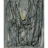 Barbara HEPWORTH (British 1903-1975) Abstract, Lithograph in colours, Signed to mount, 11.5" x 9.75"