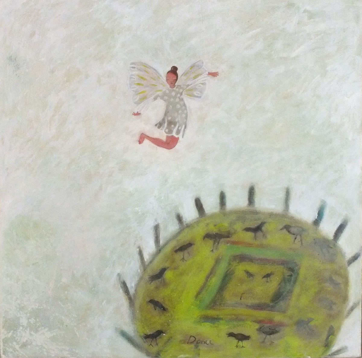 Siobhan PURDY (British b. 1970) The One That Flew Away, Oil on canvas, titled, signed and dated