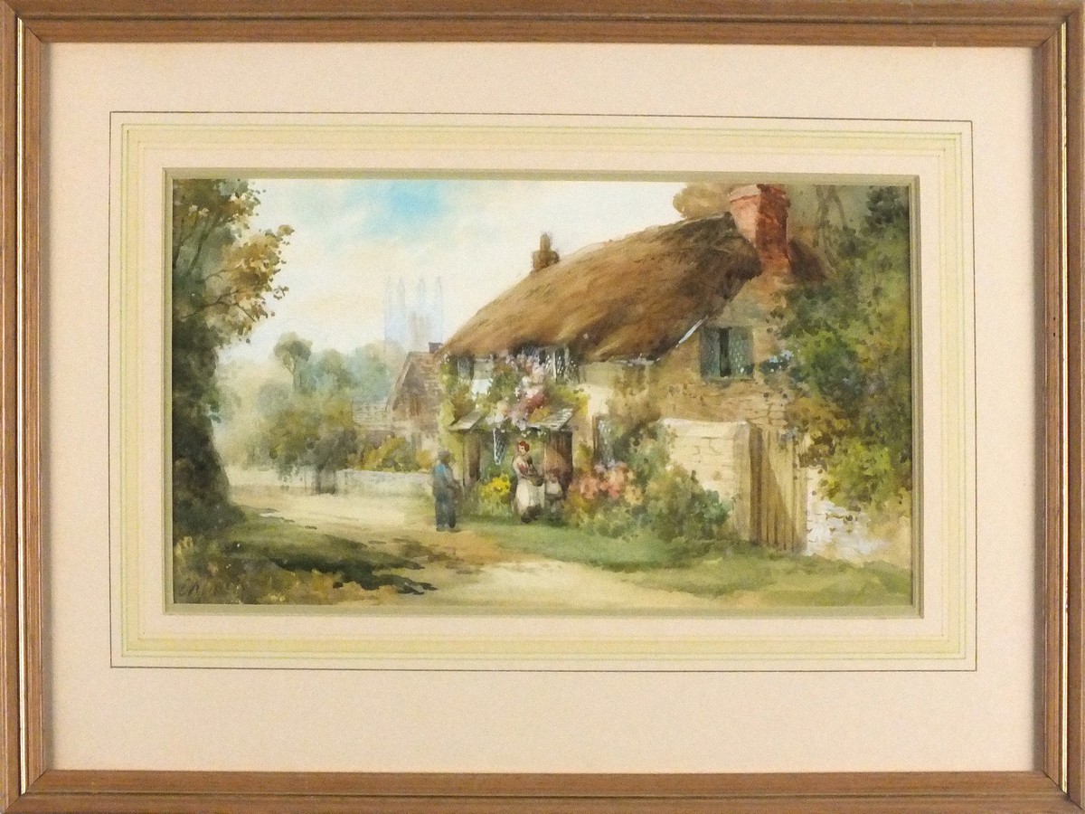 Edward William TRICK (British 1902-1991) Cottage Ploughill Bude, Watercolour, Signed lower left, 6. - Image 2 of 2