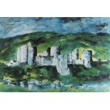 John PIPER (British 1903-1992) Kidwelly Castle - Carmarthan, Lithograph circa 1984, published to