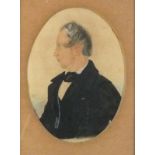 19th Century British School Portrait of Captain William Kershaw, Watercolour, Inscribed with
