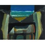 Reginald James LLOYD (British b. 1926) Through the gap, Oil on board, Signed and dated 2016 lower