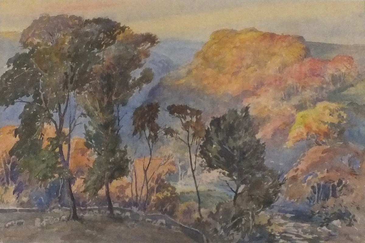 John E MACE (20th Century British) The Esk Valley, Watercolour, Signed lower right, 12.5" x 19" (