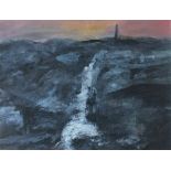 Roy DAVEY (British 1946-2019) Carn Brea Mine, Acrylic, 13" x 17" (33cm x 43cm)