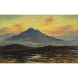 J CHARNOCK (British fl. 1890-1920) Upper Airdale, Oil, Signed lower right, 8.5" x 5.5" (22cm x